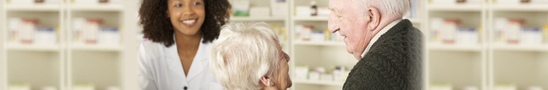elderly and pharmacist